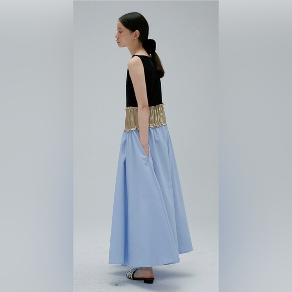 Unique Color block dress KOKIA Small Medium - Picture 3 of 4